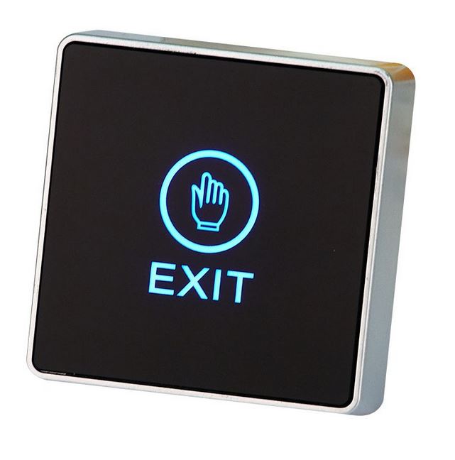 Manyag rints ajtnyit gomb, NO/C/NC kimenet, kk/zld LED, CON-C2